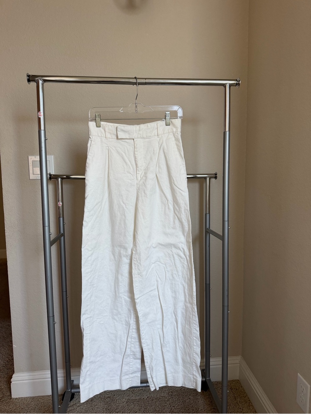 High-Waist Wide-Leg linen Pants